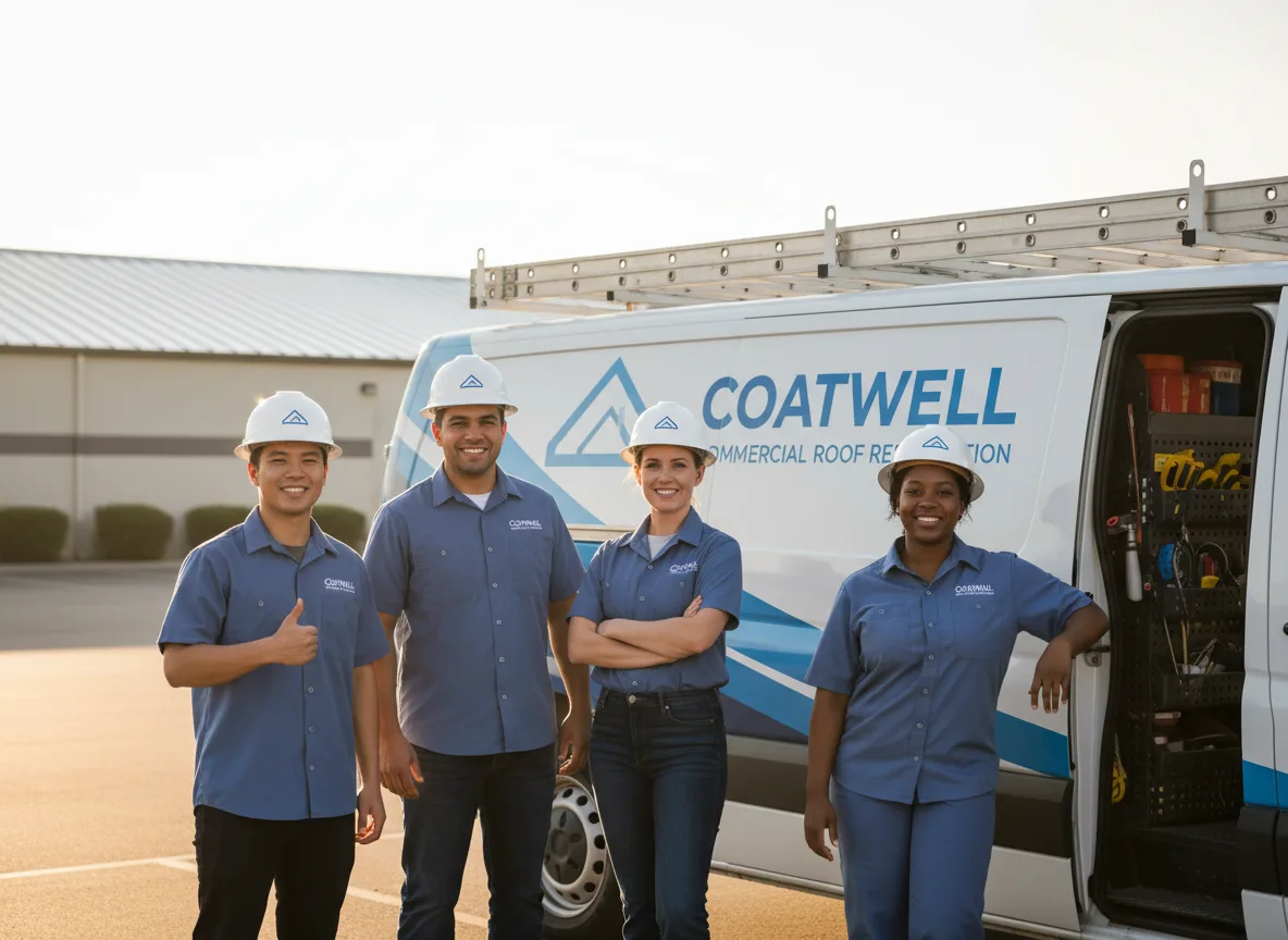 Commercial roof coating company in Portland, MO